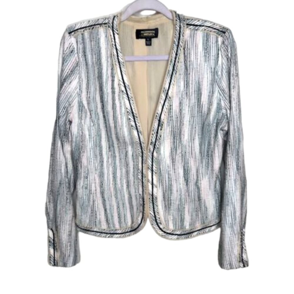 NWOT Greylin by Anthropologie Women’s Blazer Fringe Top Jacket Size L